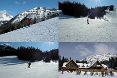 38B Skiing Down Larch To Temple Lodge On The Lake Louise Back Bowl